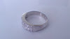 CLASSIC TWO ROW HALF ETERNITY WEDDING RING
