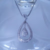 TEAR  DROP-STYLE PENDANT WITH NECKCHAIN