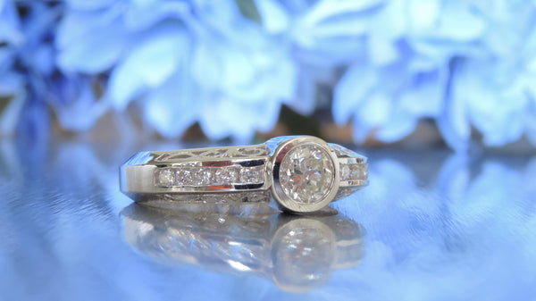 Bezel set discount ring designs