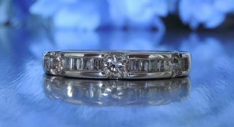 HALF ETERNITY DIAMOND WEDDING RING
